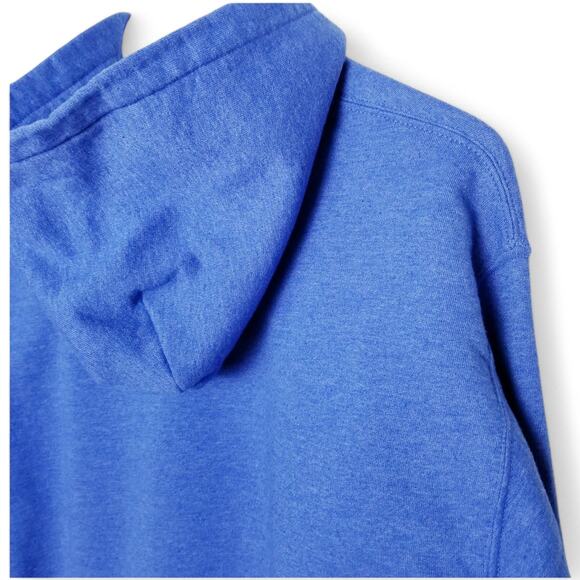 CALIFORNIA Bear Blue Popover Hoodie Kanga Pocket Gildan Heavy Blend - Size M - Picture 6 of 7
